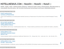 Tablet Screenshot of hotellikeskus.blogspot.com