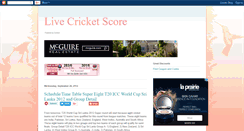 Desktop Screenshot of livecricscores1.blogspot.com