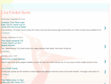 Tablet Screenshot of livecricscores1.blogspot.com