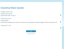 Tablet Screenshot of grandmanitasgarden.blogspot.com