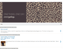 Tablet Screenshot of onethingonedayeveryday.blogspot.com