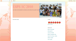 Desktop Screenshot of esps1c2010.blogspot.com