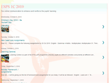 Tablet Screenshot of esps1c2010.blogspot.com