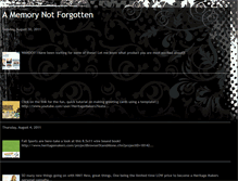 Tablet Screenshot of amemorynotforgotten.blogspot.com