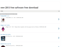 Tablet Screenshot of newfreesoftwaredownloads.blogspot.com