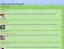 Tablet Screenshot of mattandamyrosner.blogspot.com