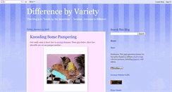 Desktop Screenshot of difference-by-variety.blogspot.com
