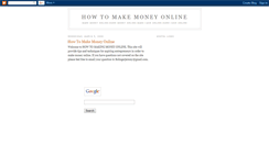 Desktop Screenshot of how-to-making-money-online.blogspot.com