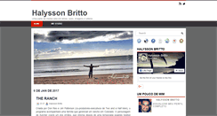 Desktop Screenshot of halyssonbritto.blogspot.com