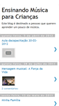 Mobile Screenshot of ensinandomusicaparacriancas.blogspot.com
