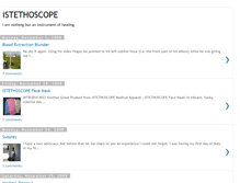 Tablet Screenshot of istethoscope.blogspot.com