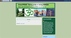 Desktop Screenshot of greenprideusa.blogspot.com