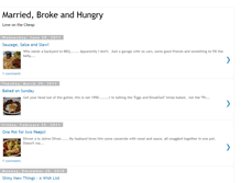 Tablet Screenshot of marriedbrokeandhungry.blogspot.com