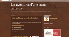 Desktop Screenshot of lesaventuresduneextraterrestre.blogspot.com