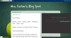 Desktop Screenshot of mrsfarberskindergartenclass.blogspot.com
