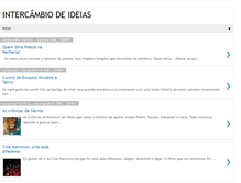 Tablet Screenshot of intercambiodeideias.blogspot.com