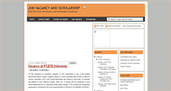 Desktop Screenshot of list-vacancy.blogspot.com