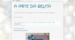 Desktop Screenshot of aartedabelita.blogspot.com