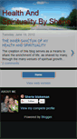 Mobile Screenshot of healthandspirtualitybysherie.blogspot.com