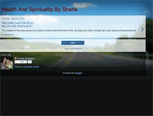 Tablet Screenshot of healthandspirtualitybysherie.blogspot.com
