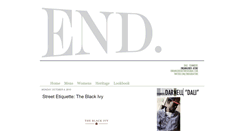 Desktop Screenshot of endangeredattire.blogspot.com