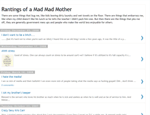 Tablet Screenshot of madmadmother.blogspot.com