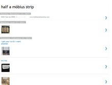 Tablet Screenshot of halfamobiusstrip.blogspot.com