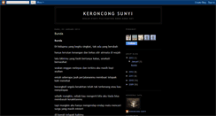 Desktop Screenshot of keroncongsunyi.blogspot.com