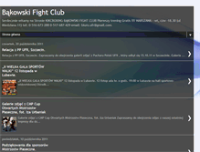 Tablet Screenshot of kickboxing-warszawa.blogspot.com