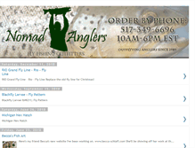 Tablet Screenshot of nomadanglers.blogspot.com