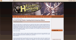 Desktop Screenshot of foremosthunting.blogspot.com