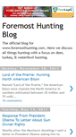 Mobile Screenshot of foremosthunting.blogspot.com