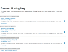 Tablet Screenshot of foremosthunting.blogspot.com