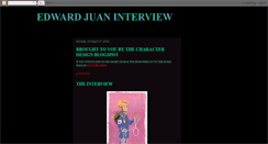 Desktop Screenshot of edward-juan-interview.blogspot.com