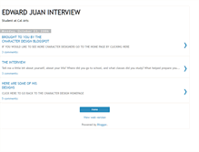 Tablet Screenshot of edward-juan-interview.blogspot.com