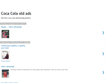 Tablet Screenshot of cocacolaoldads.blogspot.com