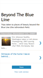 Mobile Screenshot of beyondtheblueline.blogspot.com