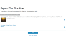 Tablet Screenshot of beyondtheblueline.blogspot.com