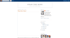 Desktop Screenshot of gnawthebone.blogspot.com