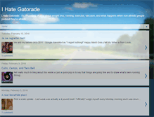 Tablet Screenshot of ihategatorade2.blogspot.com