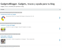 Tablet Screenshot of gadgetts4blogger.blogspot.com