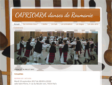 Tablet Screenshot of caprioara-danseroumaine.blogspot.com