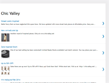 Tablet Screenshot of chicvalley.blogspot.com