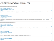 Tablet Screenshot of coletivocej.blogspot.com