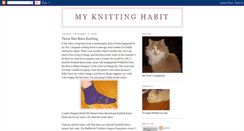 Desktop Screenshot of myknittinghabit.blogspot.com