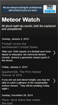 Mobile Screenshot of meteorwatch.blogspot.com