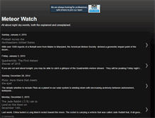 Tablet Screenshot of meteorwatch.blogspot.com