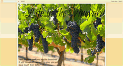 Desktop Screenshot of lifeinthevineyard.blogspot.com