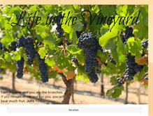 Tablet Screenshot of lifeinthevineyard.blogspot.com