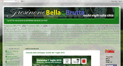 Desktop Screenshot of frosinonebellaebrutta.blogspot.com